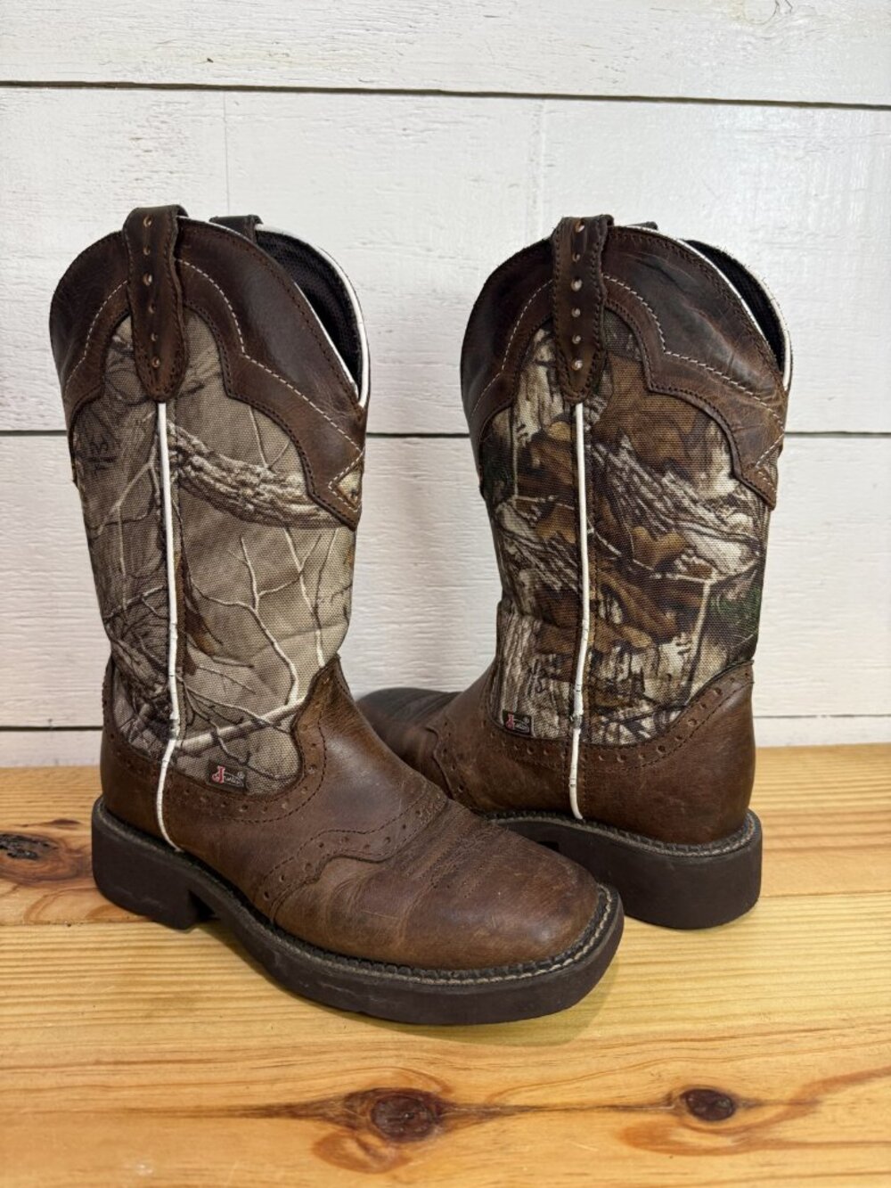 Justin Gypsy Camo Western Boots L9609 Women's 5.5